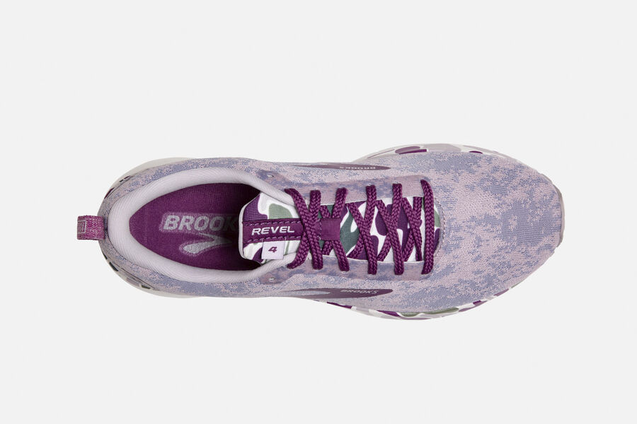 Brooks Revel 4 Road Running Shoes Womens Purple/White 276319-CAV